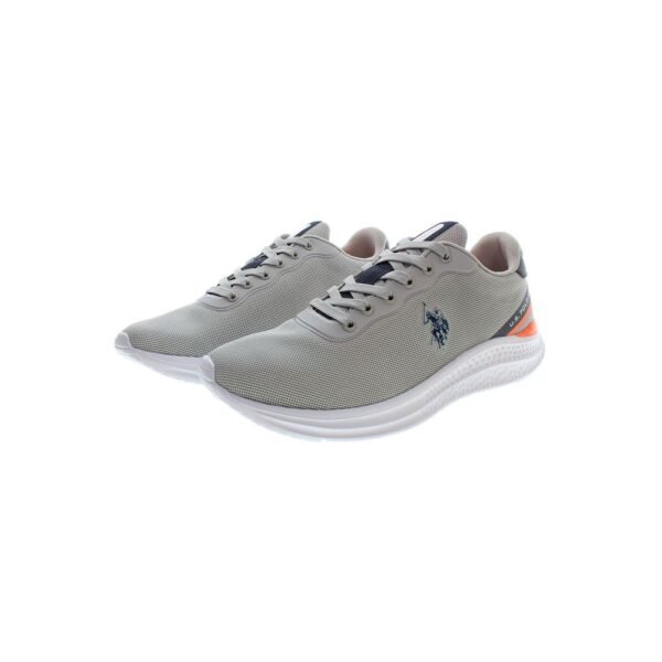 U.S. POLO ASSN. Gray Polyester Men Sneaker - Image 2