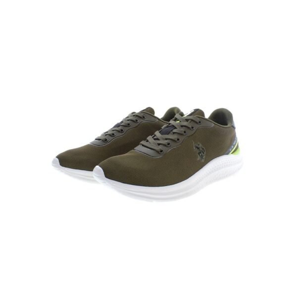 U.S. POLO ASSN. Green Polyester Men Sneaker - Image 2