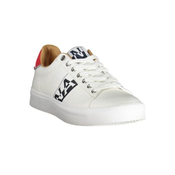 Napapijri White Polyester Mens Sneaker - Image 2