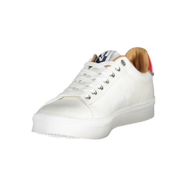 Napapijri White Polyester Mens Sneaker - Image 3
