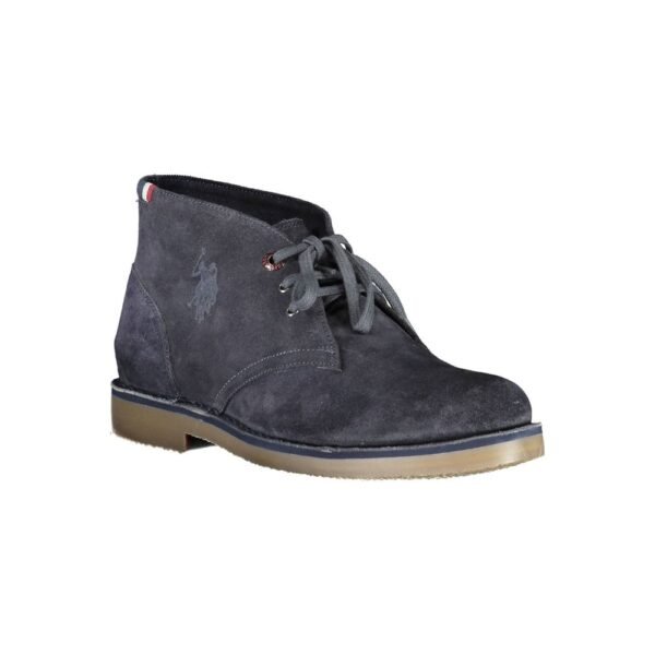 U.S. POLO ASSN. Blue Leather Men Ankle Boot - Image 2