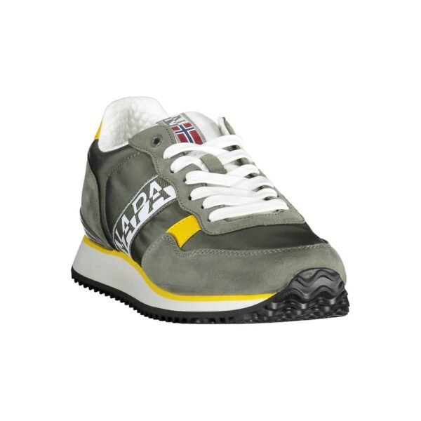 Napapijri Green Polyester Men Sneaker - Image 2