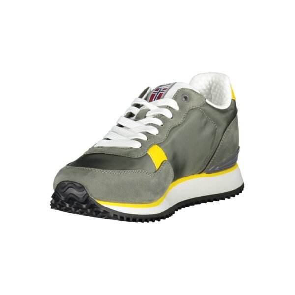 Napapijri Green Polyester Men Sneaker - Image 3