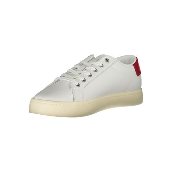 Calvin Klein Eco-Conscious White Lace-up Sneakers - Image 3