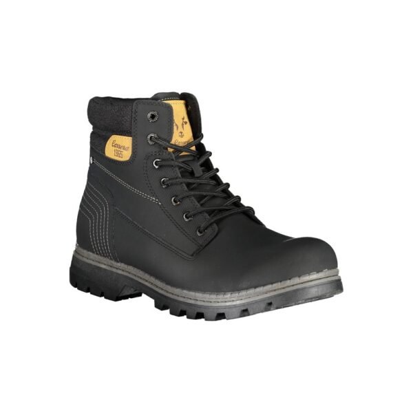 Carrera Sleek Black Laced Boots with Contrast Accents - Image 2