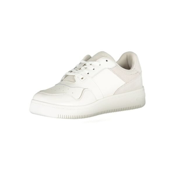 Tommy Hilfiger White Polyester Sneaker - Image 3