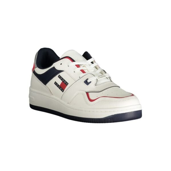 Tommy Hilfiger White Leather Men Sneaker - Image 2