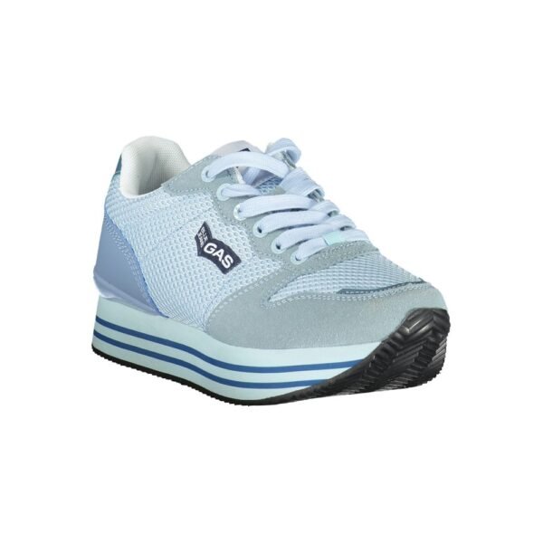 Gas Light Blue Polyester Sneaker - Image 2