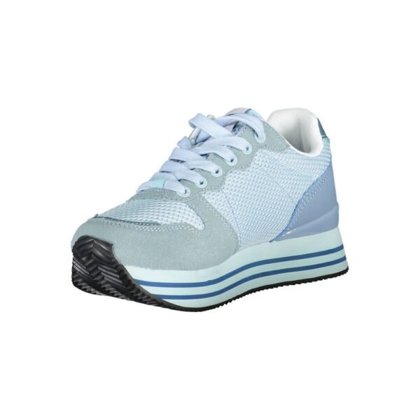 Gas Light Blue Polyester Sneaker - Image 3