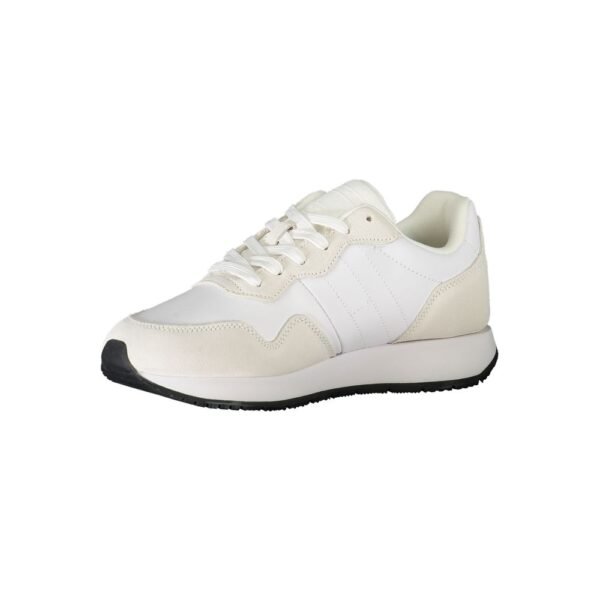 Tommy Hilfiger White Polyester Sneaker - Image 3