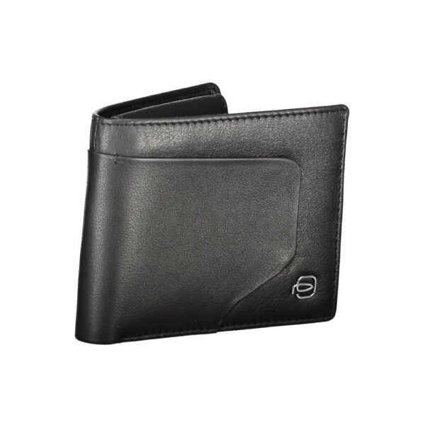 Piquadro Black Leather Men Wallet - Image 3