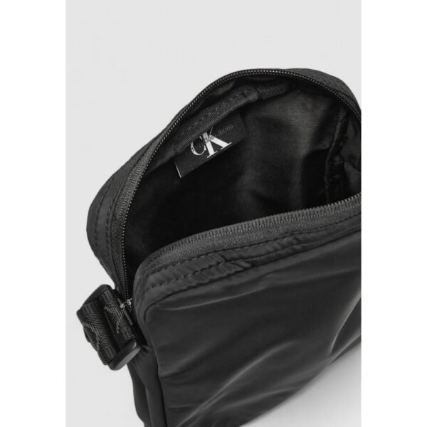 Calvin Klein Black Recycled Polyester Messenger Bag - Image 5