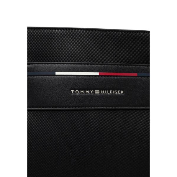 Tommy Hilfiger Black Polyethylene Messenger Bag - Image 4