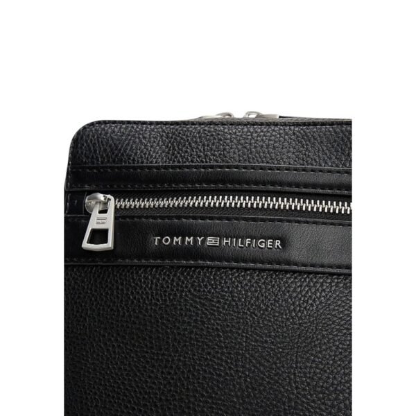 Tommy Hilfiger Black Polyethylene Messenger Bag - Image 3