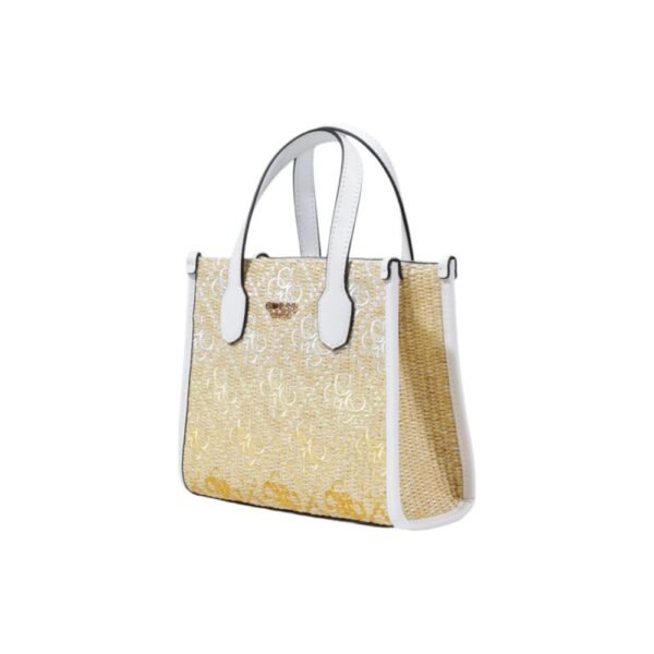 Guess White Polypropylene Handbag - Image 4