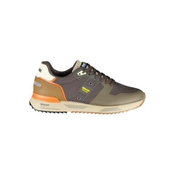 Blauer Sleek Contrast Lace-Up Sneakers - Image 2