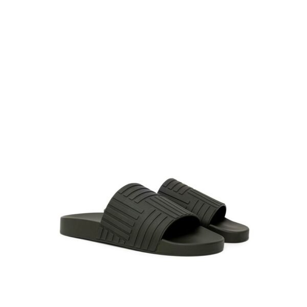 Bottega Veneta Black Cotton Sandal - Image 2