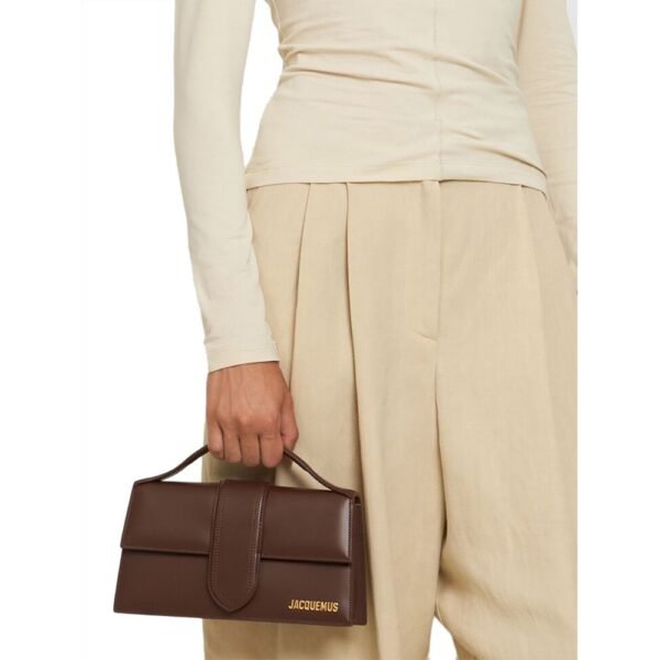 Jacquemus Brown Leather Handbag - Image 5