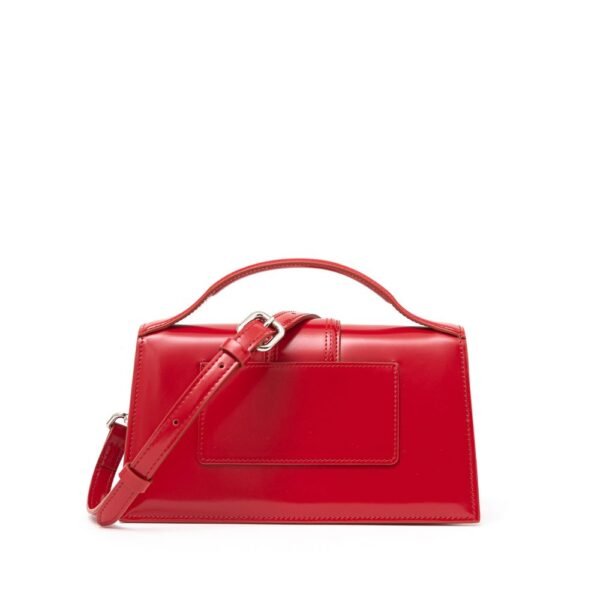 Jacquemus Red Leather Shoulder Bag - Image 2