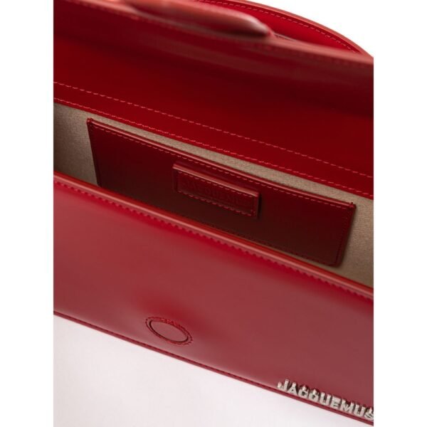 Jacquemus Red Leather Shoulder Bag - Image 5