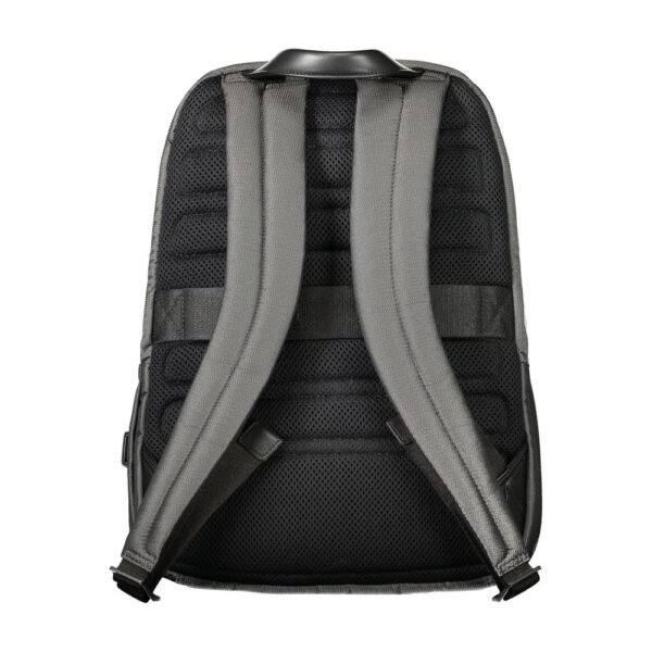 Piquadro Gray Polyester Men Backpack - Image 2