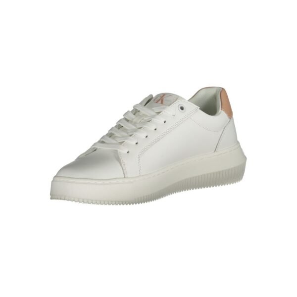 Calvin Klein White Leather Women Sneaker - Image 3