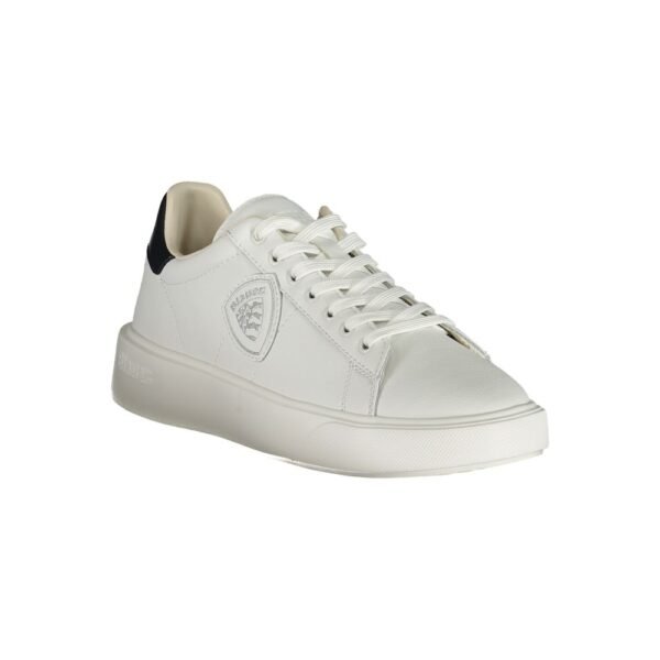 Blauer White Polyethylene Men Sneaker - Image 2